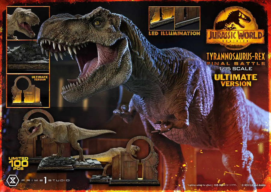 Tyrannosaurus-Rex (Ultimate Version) Jurassic World: Dominion (Film) – Prime1Studio – ActionFigure Brasil