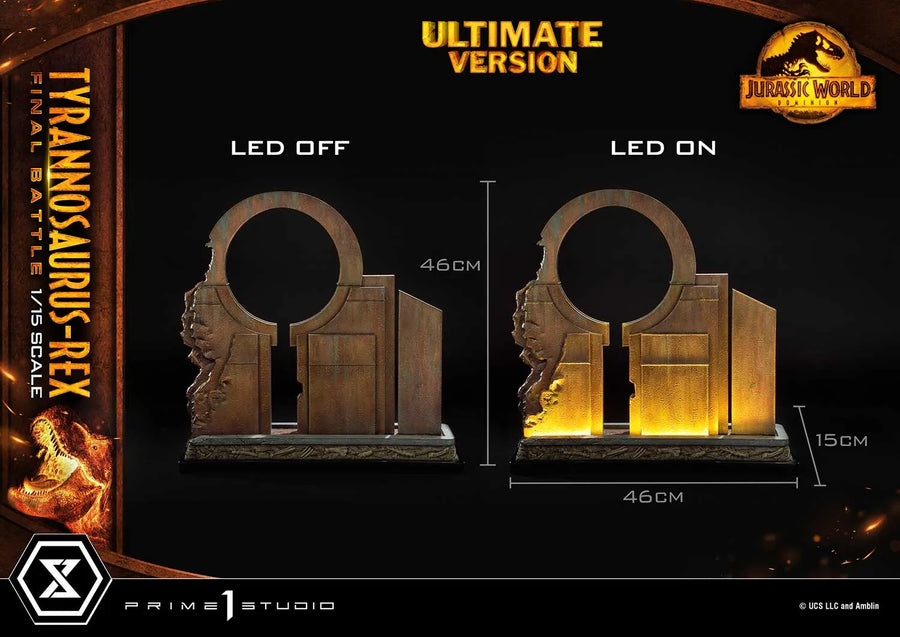 Tyrannosaurus-Rex (Ultimate Version) Jurassic World: Dominion (Film) – Prime1Studio – ActionFigure Brasil