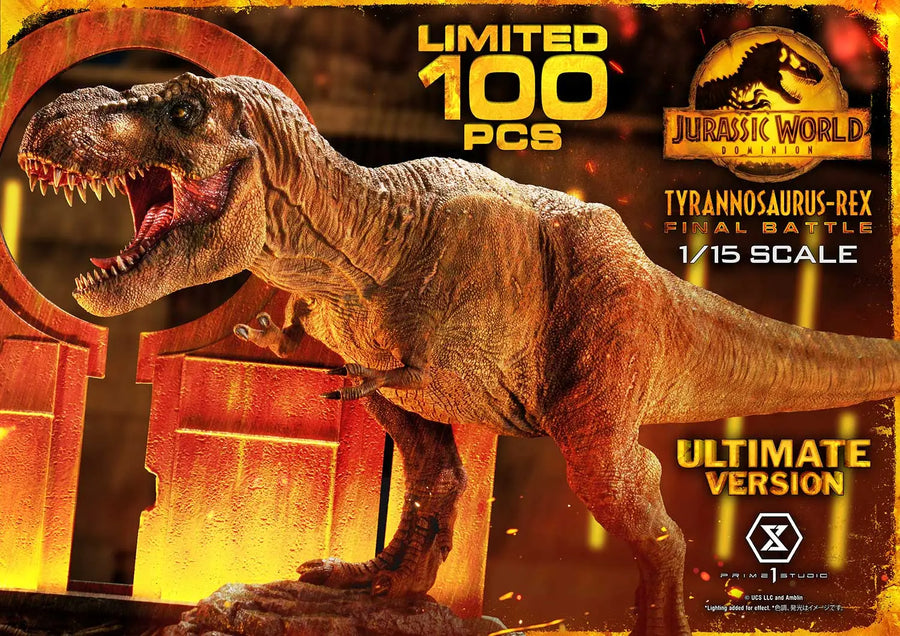 Tyrannosaurus-Rex (Ultimate Version) Jurassic World: Dominion (Film) – Prime1Studio – ActionFigure Brasil