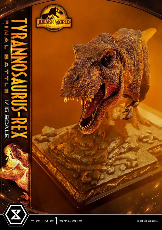 Tyrannosaurus-Rex (Ultimate Version) Jurassic World: Dominion (Film) – Prime1Studio – ActionFigure Brasil