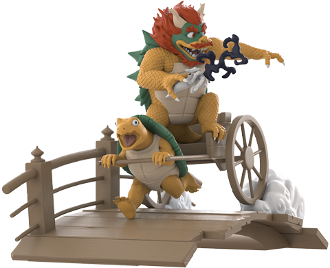 Ukiyo-E Rickshaw Kart: Turtle Daimao - LIMITED EDITION: 500 – Mighty Jaxx – ActionFigure Brasil