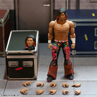 Ultimate 7Inch Action Figure "New Japan Pro-wrestling" Series 2 Takahashi Hiromuㅤ – Super7 – ActionFigureBrasil — ângulo diferente