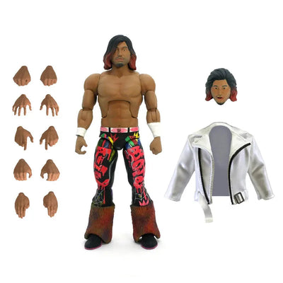 Ultimate 7Inch Action Figure "New Japan Pro-wrestling" Series 2 Takahashi Hiromuㅤ – Super7 – ActionFigureBrasil — detalhe do produto