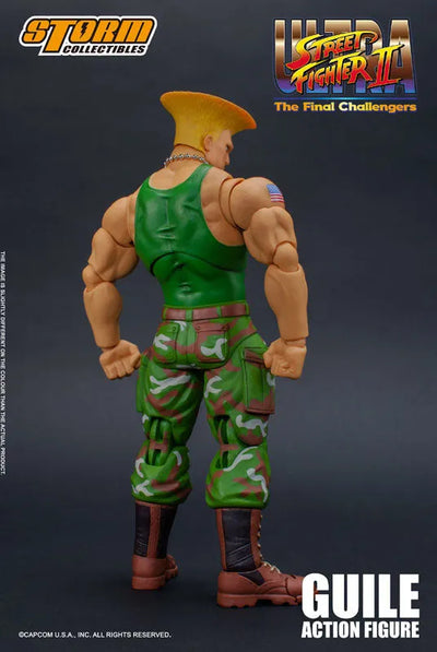Ultra Street Fighter II: The Final Challengers - Guile - 1/12 (Storm Collectibles)ㅤ – Storm Collectibles – ActionFigureBrasil — ângulo diferente