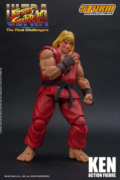 Ultra Street Fighter II: The Final Challengers - Ken Masters - 1/12 (Storm Collectibles)ㅤ – Storm Collectibles – ActionFigureBrasil — iluminação de estúdio