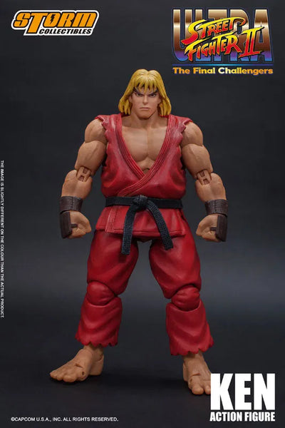 Ultra Street Fighter II: The Final Challengers - Ken Masters - 1/12 (Storm Collectibles)ㅤ – Storm Collectibles – ActionFigureBrasil — close