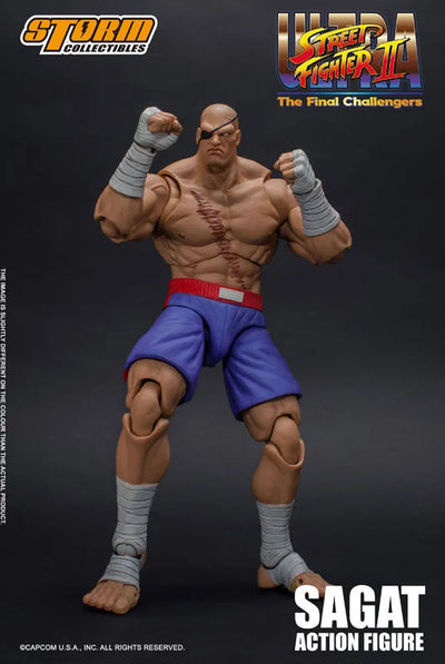 Ultra Street Fighter II: The Final Challengers - Sagat - 1/12 (Storm Collectibles)ㅤ – Storm Collectibles – ActionFigureBrasil — detalhe do produto
