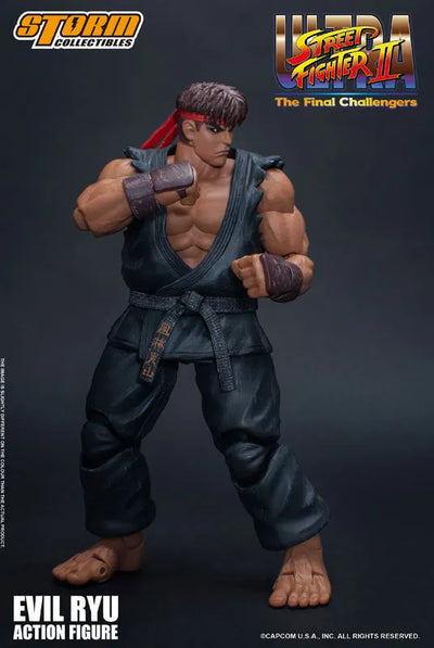 Ultra Street Fighter II: The Final Challengers - Satsui no Hadou ni Mezameta Ryuu - 1/12 (Storm Collectibles)ㅤ – Storm Collectibles As Manufacturer – ActionFigureBrasil — detalhe do produto