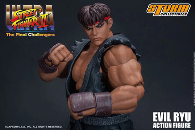 Ultra Street Fighter II: The Final Challengers - Satsui no Hadou ni Mezameta Ryuu - 1/12 (Storm Collectibles)ㅤ – Storm Collectibles As Manufacturer – ActionFigureBrasil — close