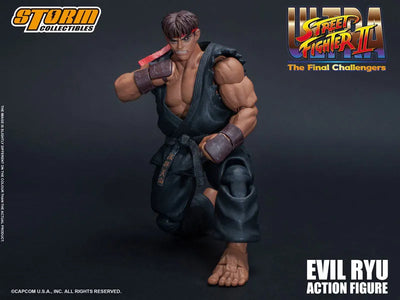 Ultra Street Fighter II: The Final Challengers - Satsui no Hadou ni Mezameta Ryuu - 1/12 (Storm Collectibles)ㅤ – Storm Collectibles As Manufacturer – ActionFigureBrasil — embalagem