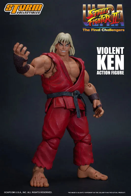 Ultra Street Fighter II: The Final Challengers - Sennousareta Ken - 1/12 (Storm Collectibles)ㅤ – Storm Collectibles – ActionFigureBrasil