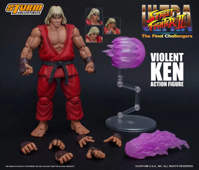 Ultra Street Fighter II: The Final Challengers - Sennousareta Ken - 1/12 (Storm Collectibles)ㅤ – Storm Collectibles – ActionFigureBrasil