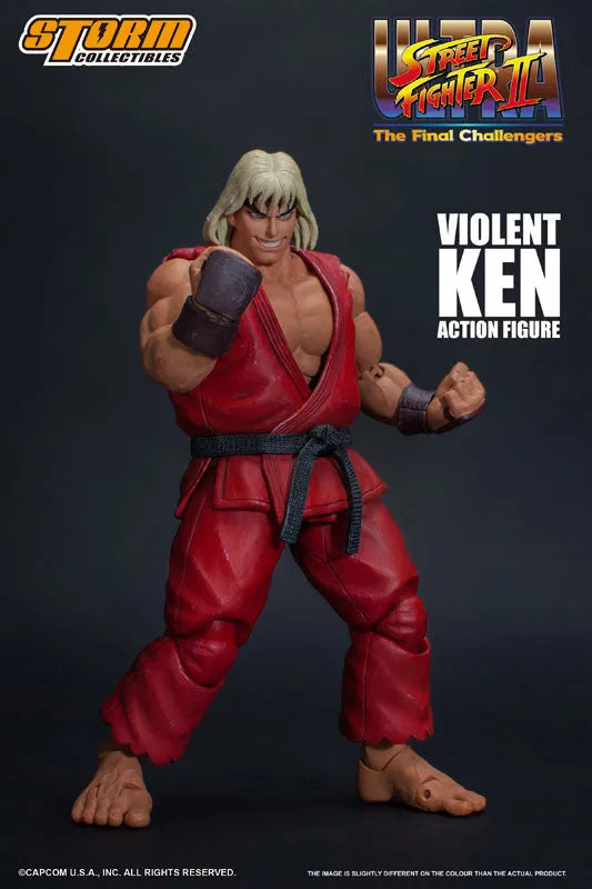 Ultra Street Fighter II: The Final Challengers - Sennousareta Ken - 1/12 (Storm Collectibles)ㅤ – Storm Collectibles – ActionFigureBrasil