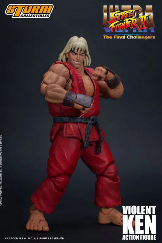 Ultra Street Fighter II: The Final Challengers - Sennousareta Ken - 1/12 (Storm Collectibles)ㅤ – Storm Collectibles – ActionFigureBrasil
