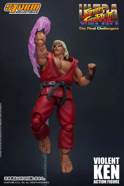 Ultra Street Fighter II: The Final Challengers - Sennousareta Ken - 1/12 (Storm Collectibles)ㅤ – Storm Collectibles – ActionFigureBrasil — iluminação de estúdio