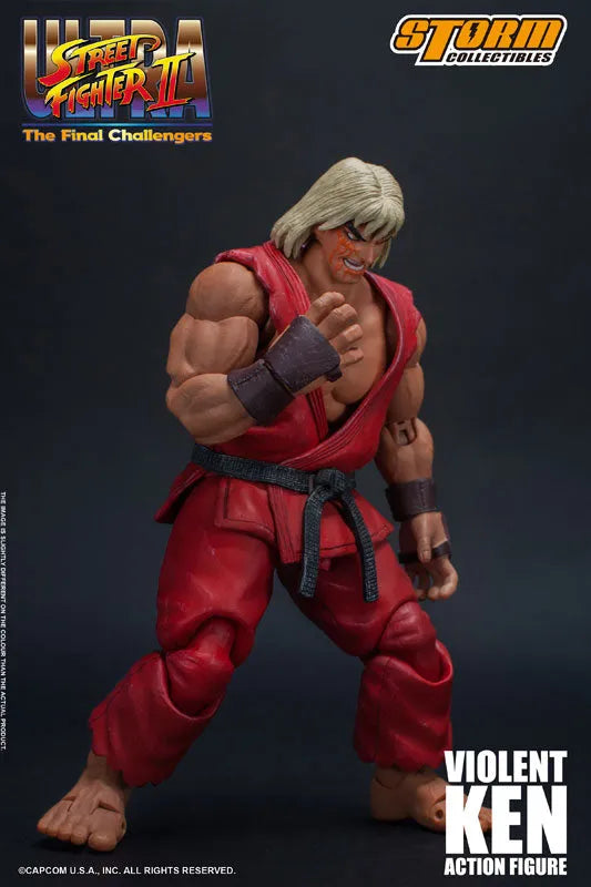Ultra Street Fighter II: The Final Challengers - Sennousareta Ken - 1/12 (Storm Collectibles)ㅤ – Storm Collectibles – ActionFigureBrasil