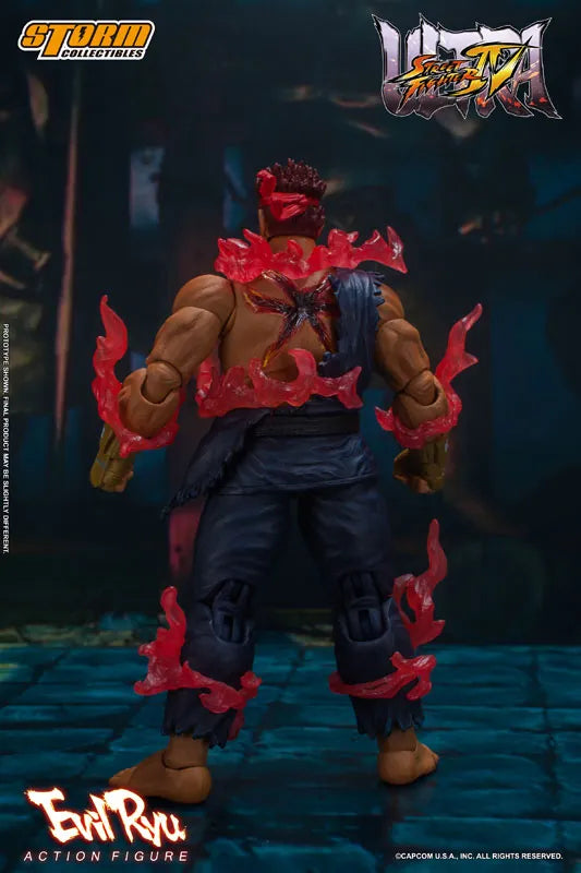 Ultra Street Fighter IV Action Figure Evil Ryuㅤ – Storm Collectibles – ActionFigure Brasil