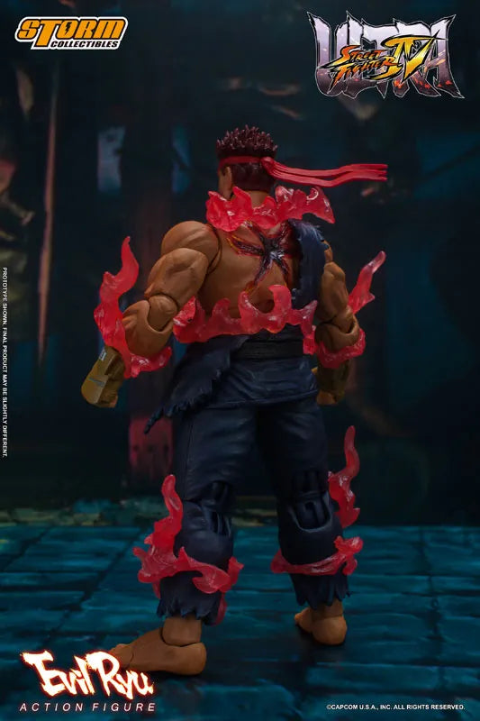 Ultra Street Fighter IV Action Figure Evil Ryuㅤ – Storm Collectibles – ActionFigure Brasil