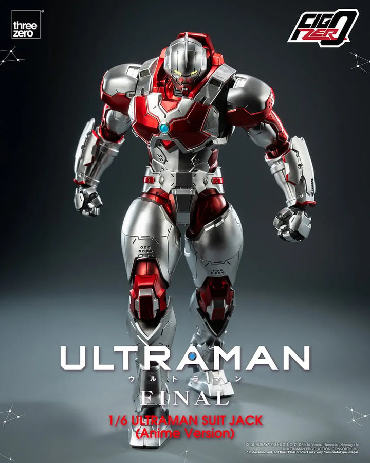 Ultraman Suit Jack (Anime Version) – Threezero – ActionFigure Brasil