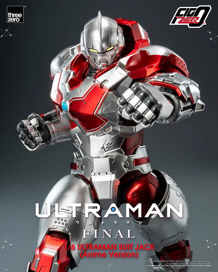 Ultraman Suit Jack (Anime Version) – Threezero – ActionFigure Brasil