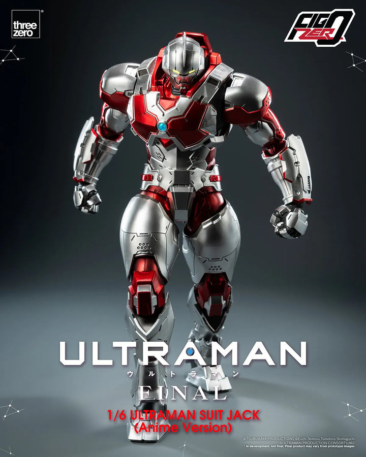 Ultraman Suit Jack (Anime Version) – Threezero – ActionFigure Brasil