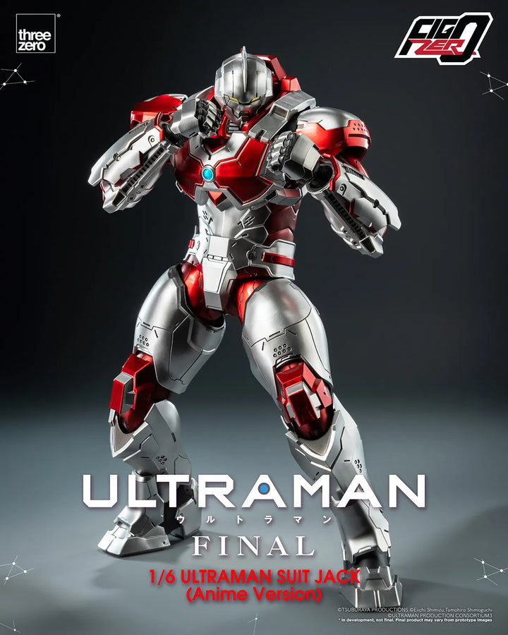 Ultraman Suit Jack (Anime Version) – Threezero – ActionFigure Brasil
