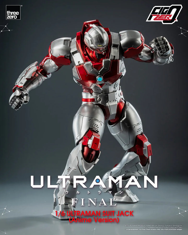 Ultraman Suit Jack (Anime Version) – Threezero – ActionFigure Brasil