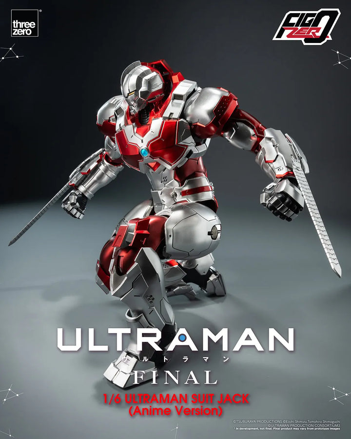 Ultraman Suit Jack (Anime Version) – Threezero – ActionFigure Brasil