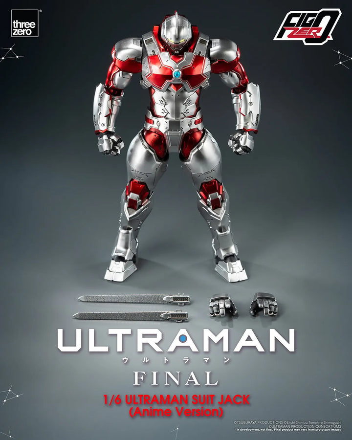 Ultraman Suit Jack (Anime Version) – Threezero – ActionFigure Brasil