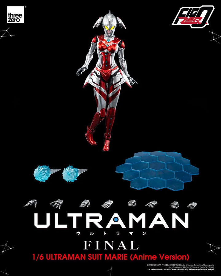 Ultraman Suit Marie (Anime Version) – Threezero – ActionFigure Brasil