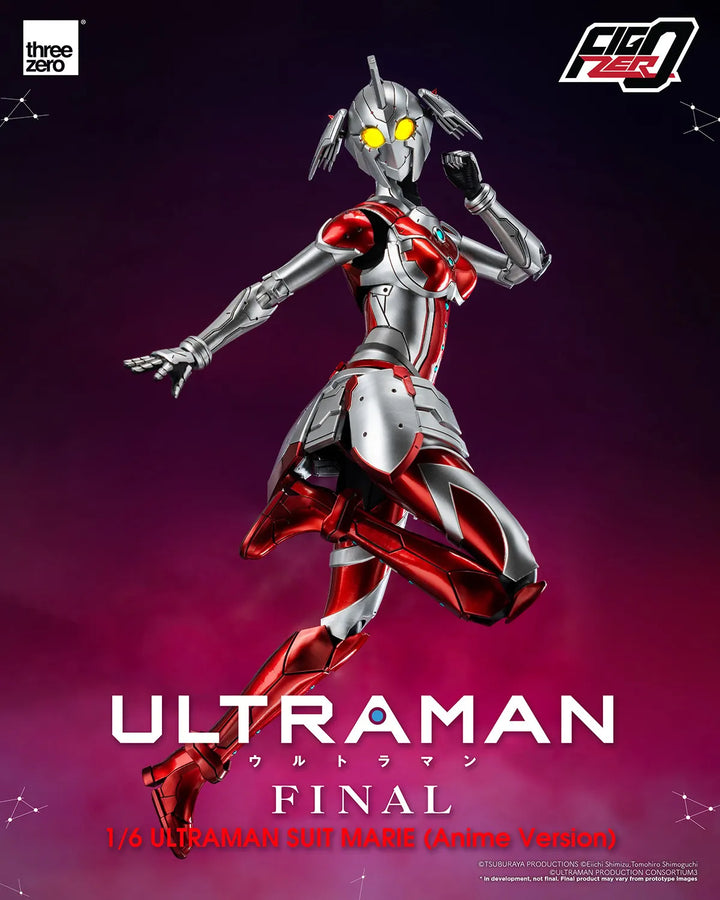 Ultraman Suit Marie (Anime Version) – Threezero – ActionFigure Brasil