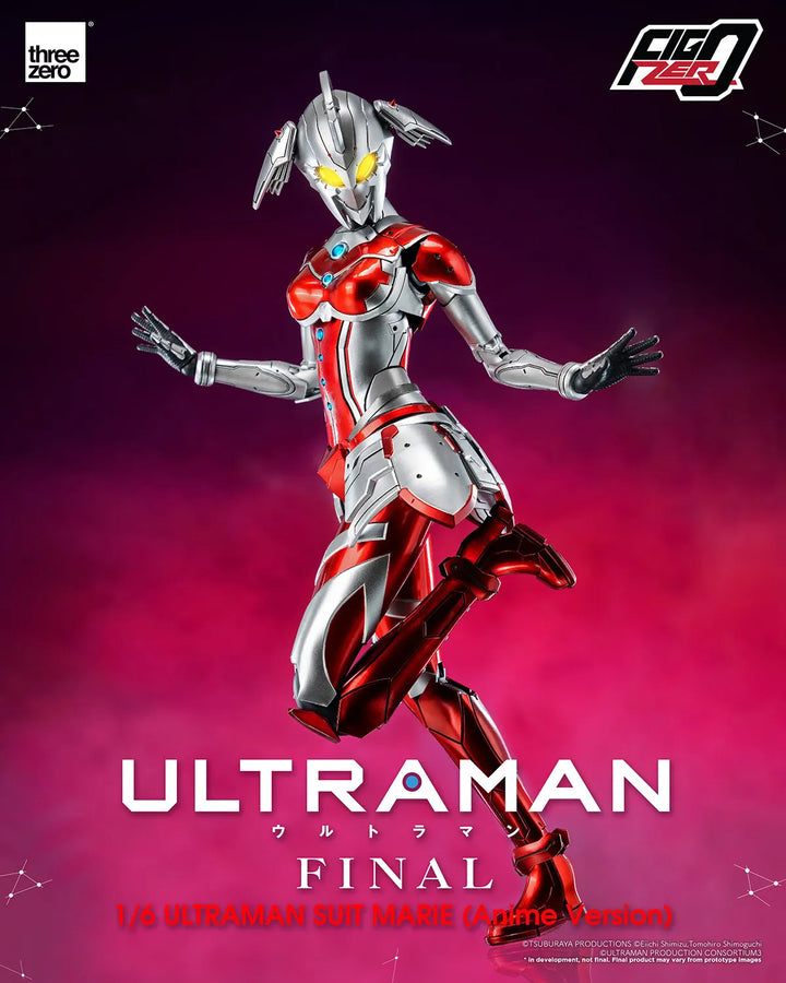 Ultraman Suit Marie (Anime Version) – Threezero – ActionFigure Brasil