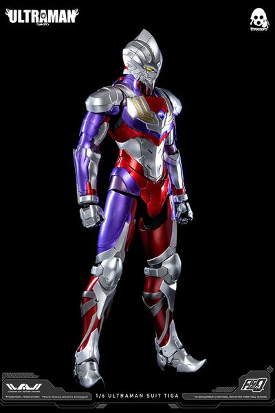 Ultraman Suit Tiga – Threezero – ActionFigure Brasil — ângulo diferente