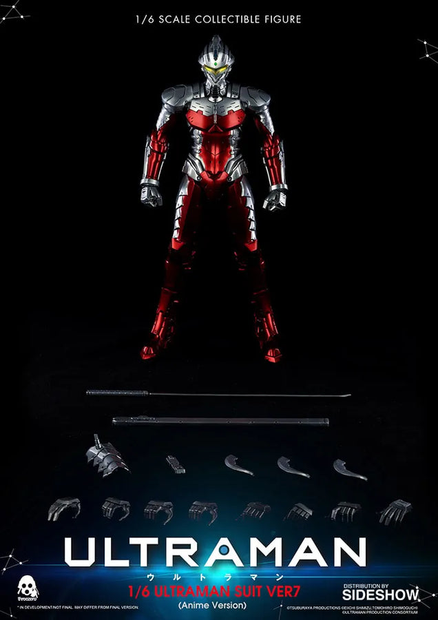 Ultraman Suit Ver7 (Anime Version) – Threezero – ActionFigure Brasil