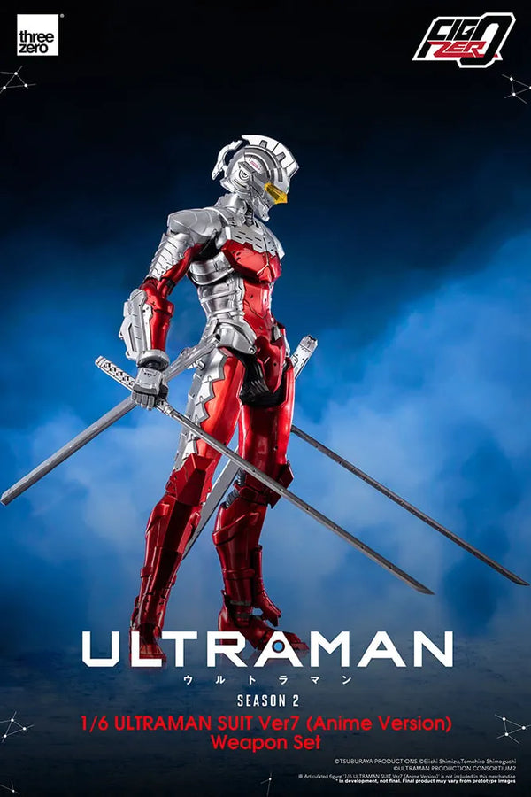 Ultraman Suit Ver7 (Anime Version) Weapon Set – Threezero – ActionFigure Brasil