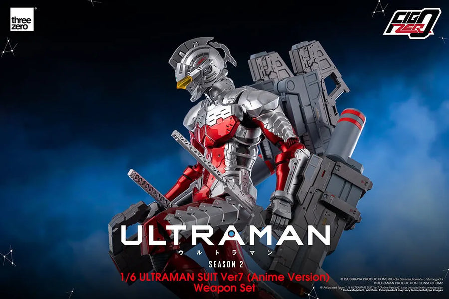 Ultraman Suit Ver7 (Anime Version) Weapon Set – Threezero – ActionFigure Brasil