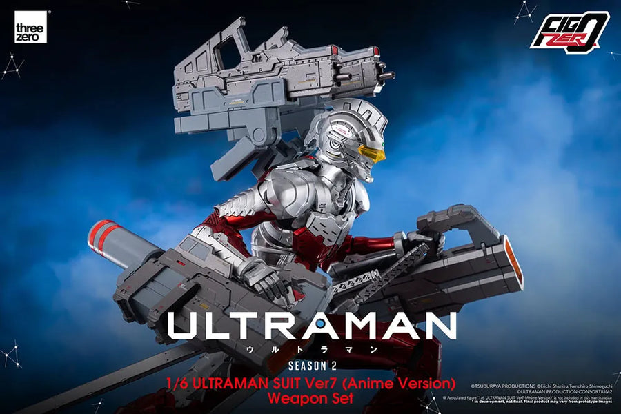 Ultraman Suit Ver7 (Anime Version) Weapon Set – Threezero – ActionFigure Brasil