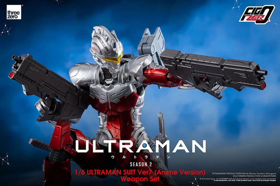 Ultraman Suit Ver7 (Anime Version) Weapon Set – Threezero – ActionFigure Brasil
