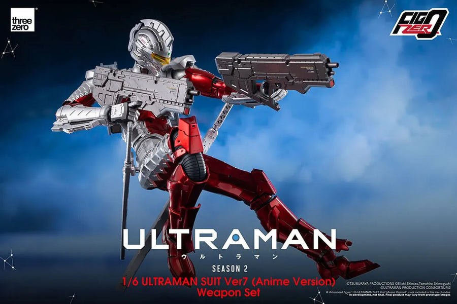 Ultraman Suit Ver7 (Anime Version) Weapon Set – Threezero – ActionFigure Brasil