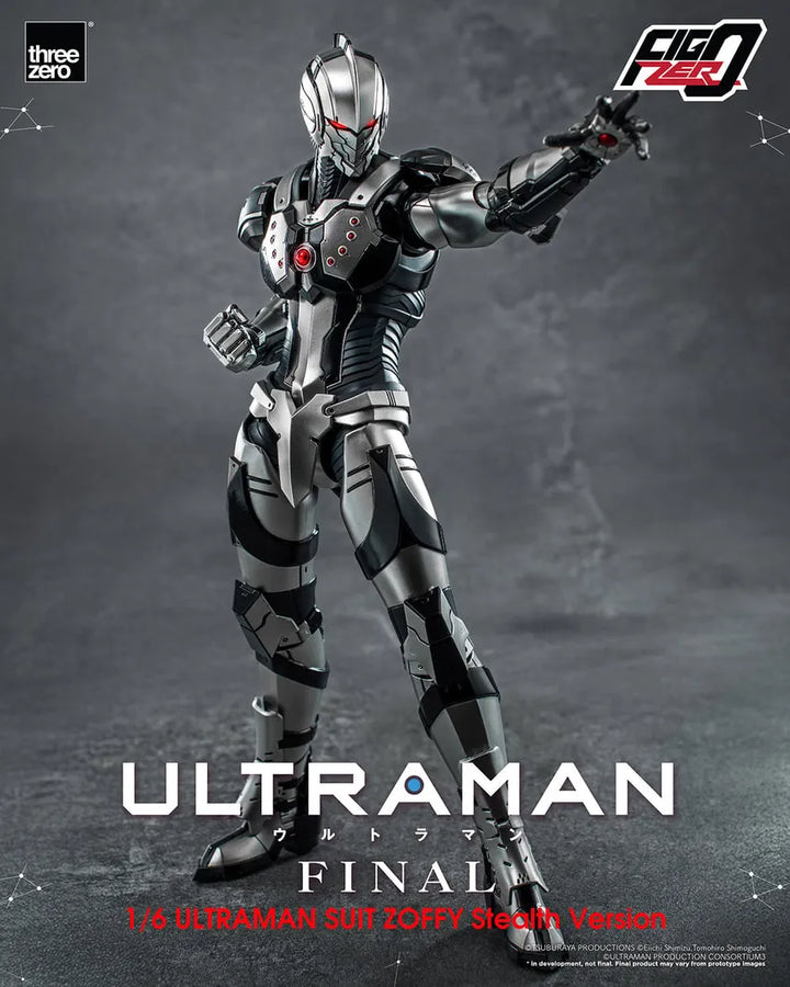 Ultraman Suit Zoffy (Stealth Version) – Threezero – ActionFigure Brasil