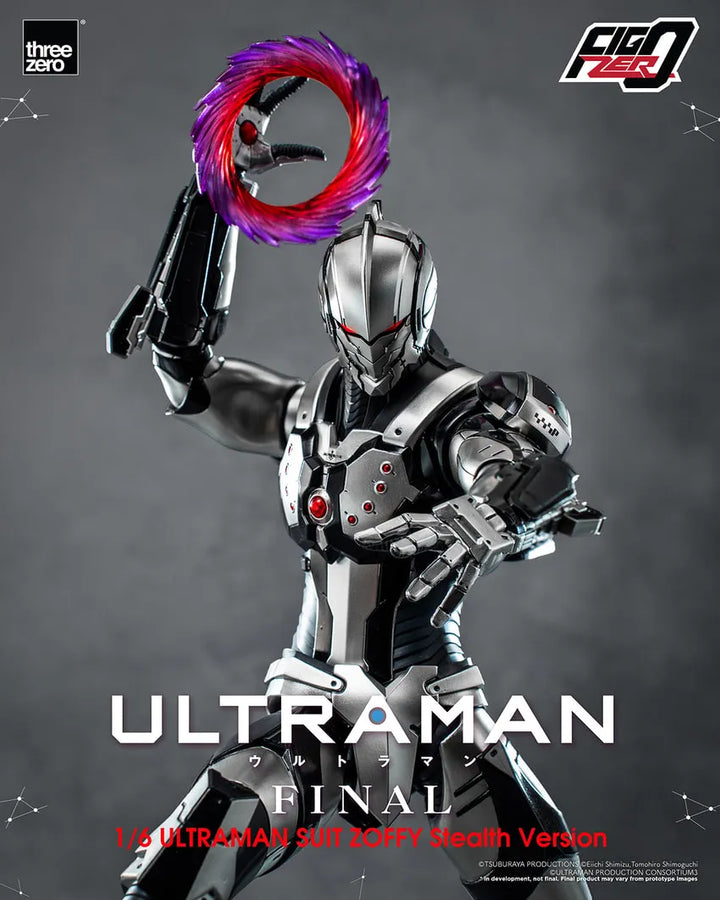 Ultraman Suit Zoffy (Stealth Version) – Threezero – ActionFigure Brasil