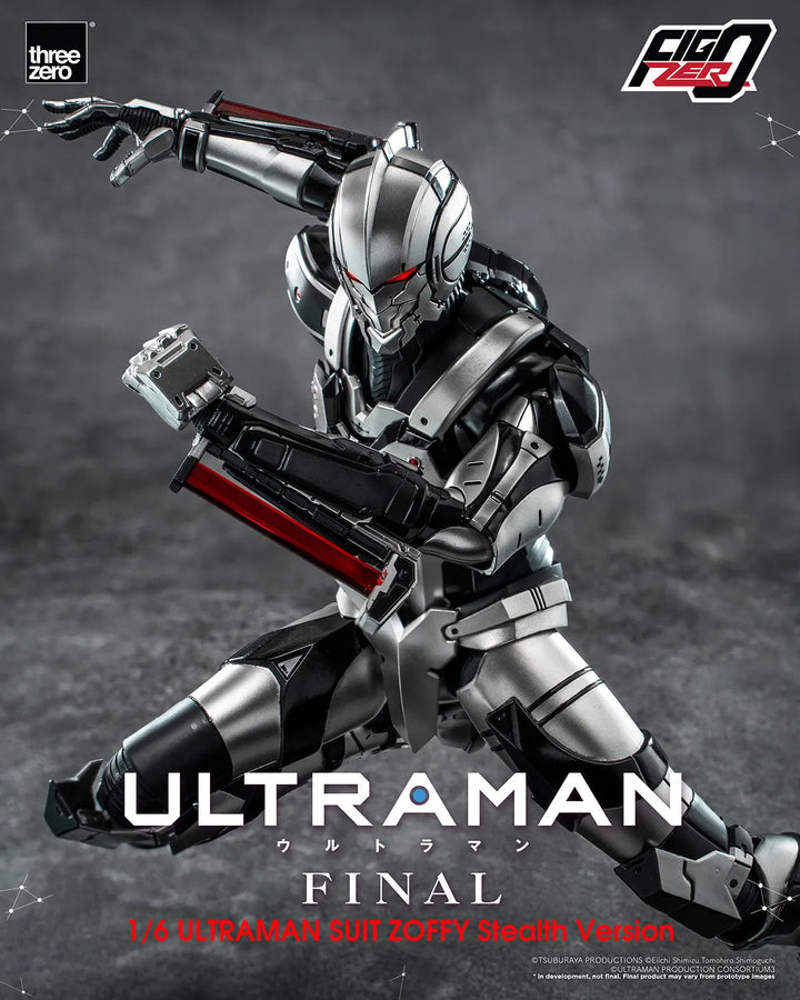 Ultraman Suit Zoffy (Stealth Version) – Threezero – ActionFigure Brasil