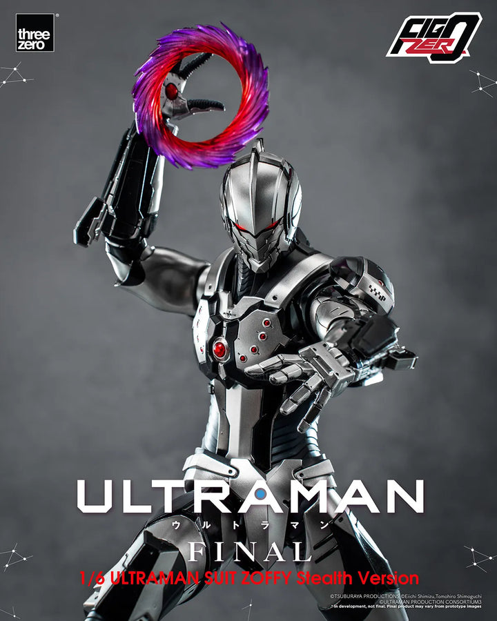 Ultraman Suit Zoffy (Stealth Version) – Threezero – ActionFigure Brasil