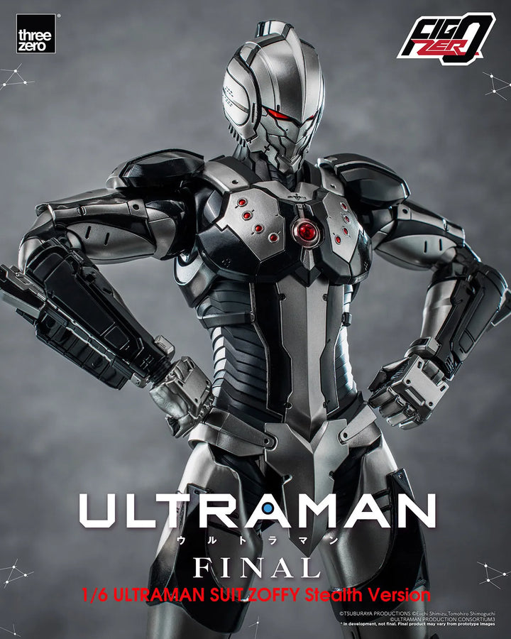 Ultraman Suit Zoffy (Stealth Version) – Threezero – ActionFigure Brasil