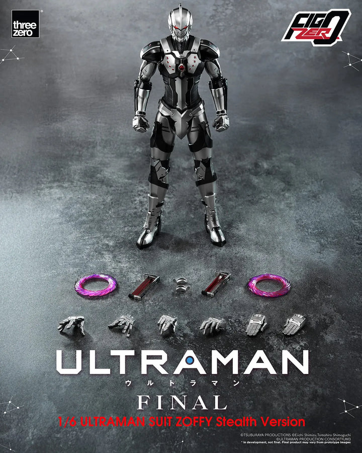 Ultraman Suit Zoffy (Stealth Version) – Threezero – ActionFigure Brasil