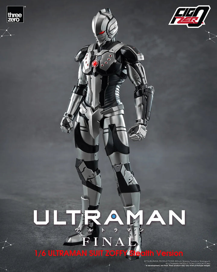 Ultraman Suit Zoffy (Stealth Version) – Threezero – ActionFigure Brasil