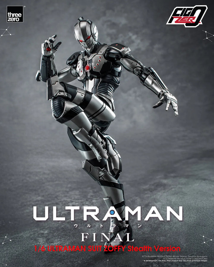 Ultraman Suit Zoffy (Stealth Version) – Threezero – ActionFigure Brasil