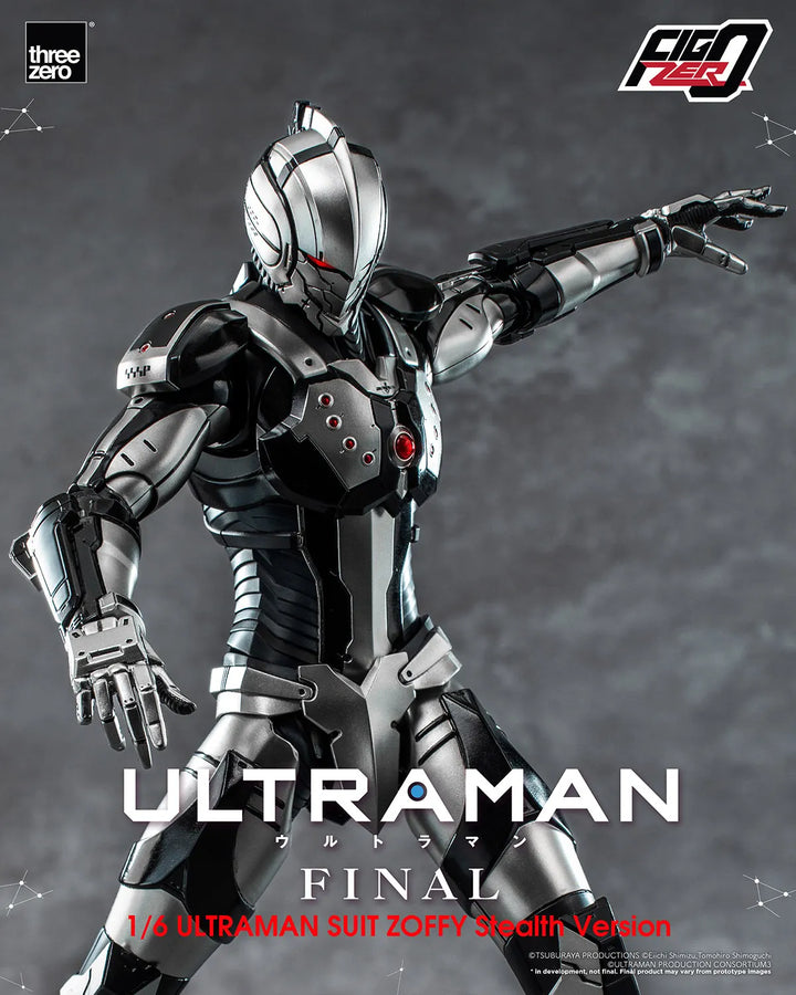 Ultraman Suit Zoffy (Stealth Version) – Threezero – ActionFigure Brasil