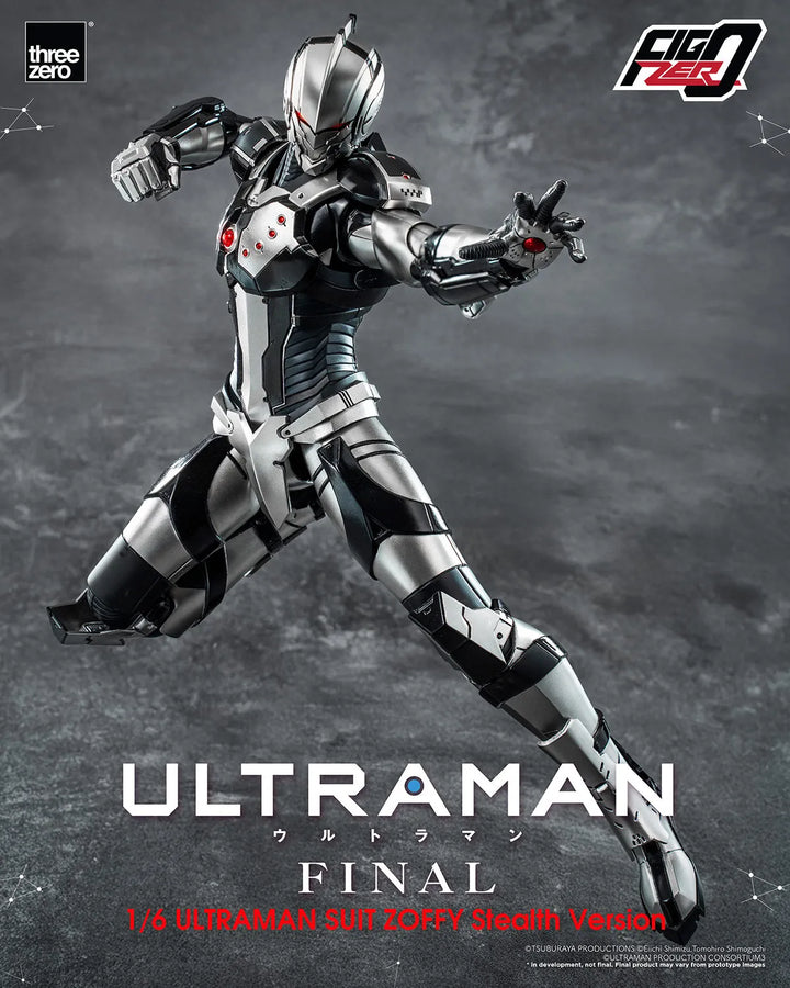 Ultraman Suit Zoffy (Stealth Version) – Threezero – ActionFigure Brasil