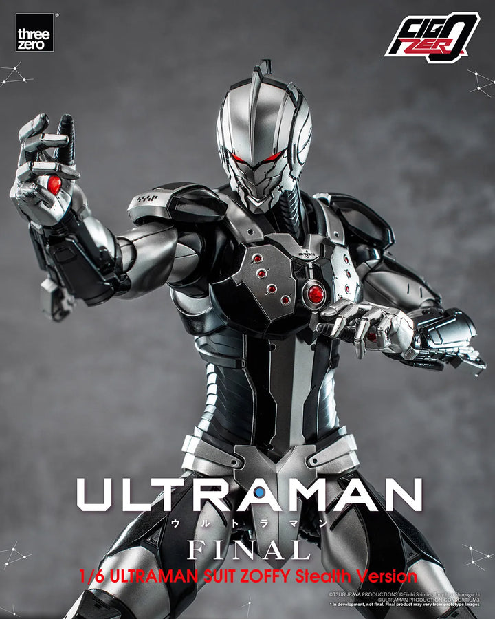 Ultraman Suit Zoffy (Stealth Version) – Threezero – ActionFigure Brasil